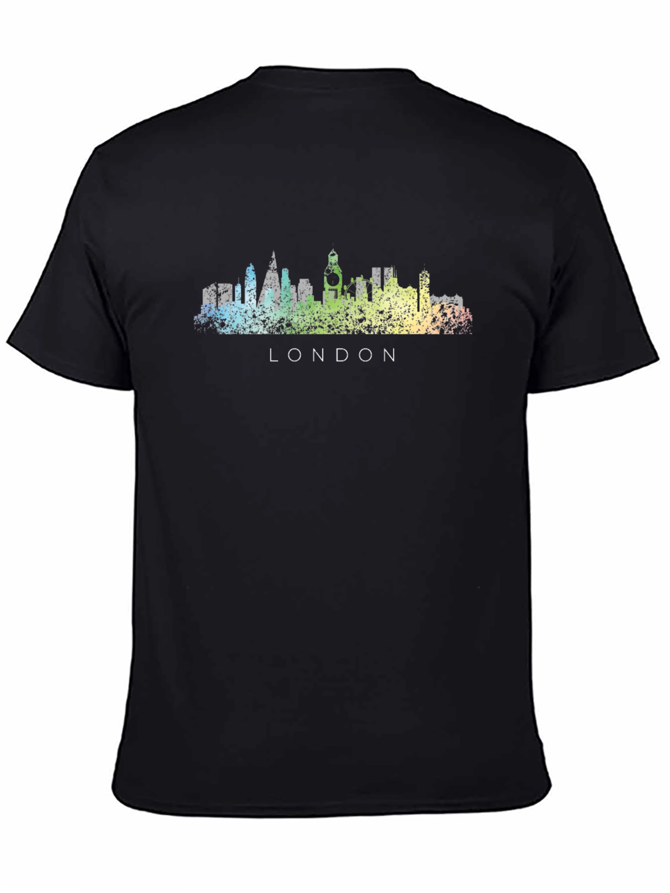 London Skyline Graphic Tee - Black