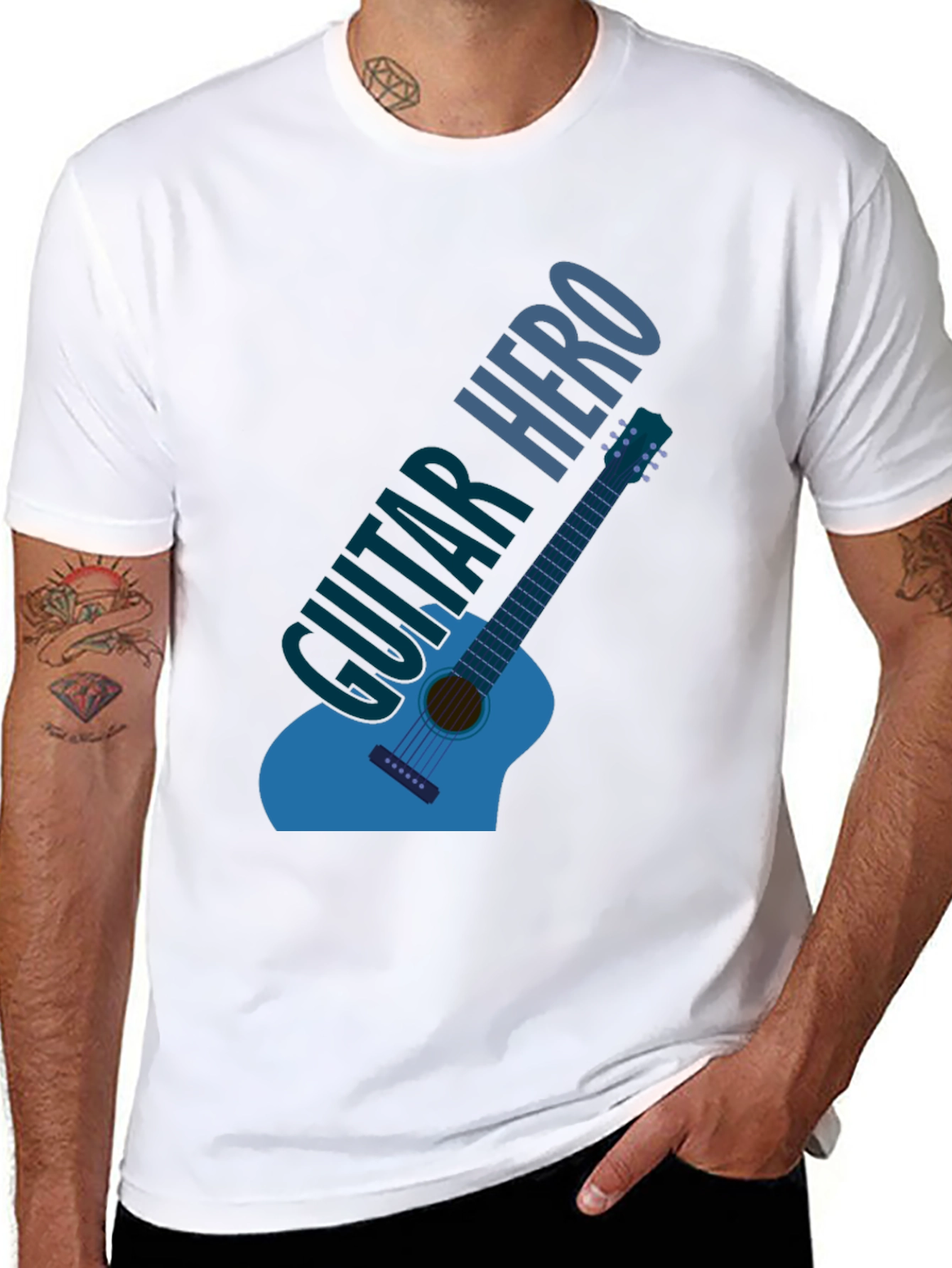 Guitar Hero Graphic T-Shirt - Music Lover Tee
