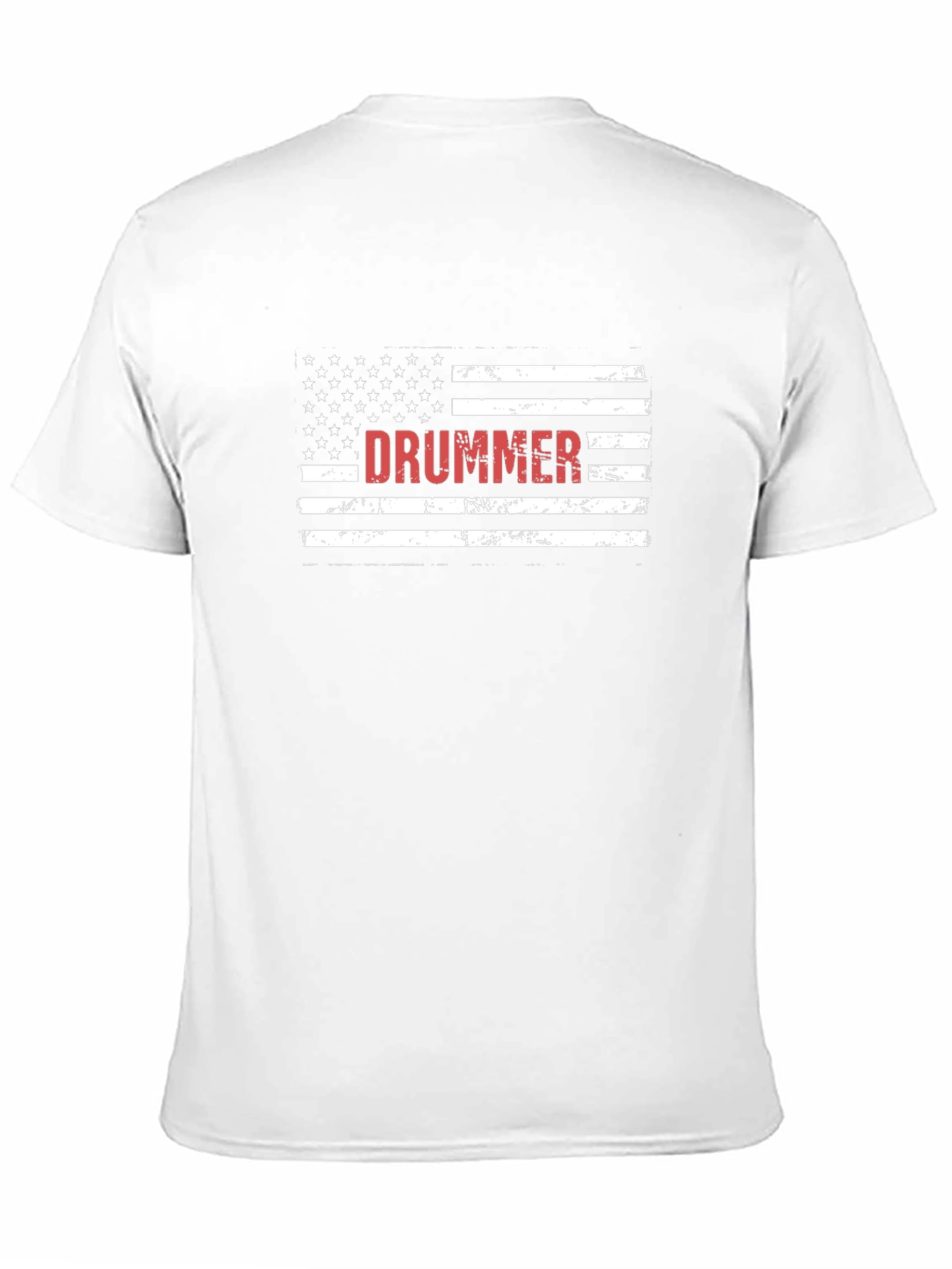 Drummer USA Flag Graphic T-Shirt