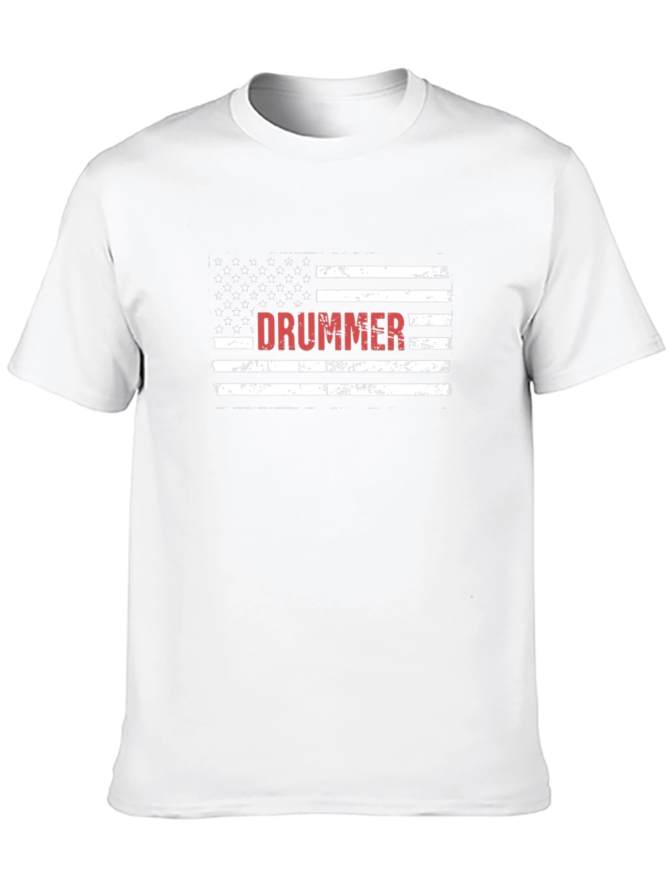 Drummer USA Flag Graphic T-Shirt