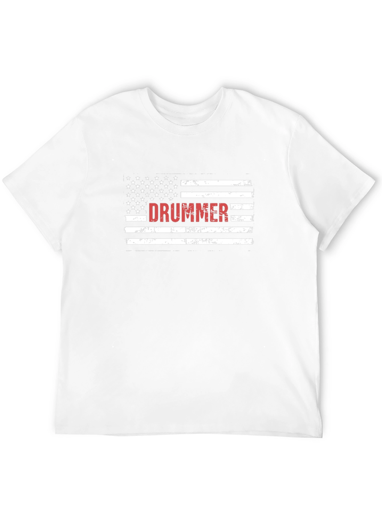 Drummer USA Flag Graphic T-Shirt