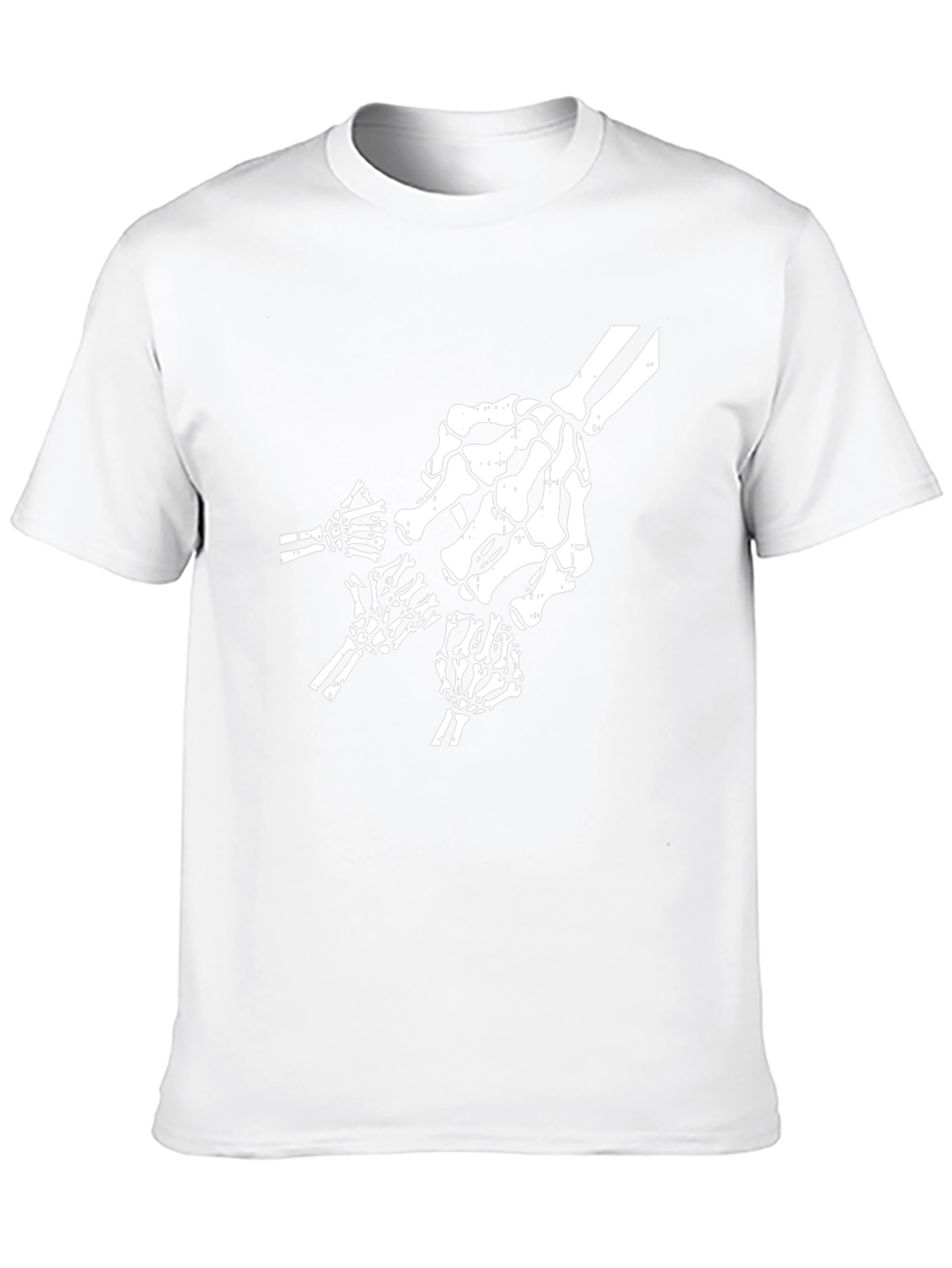 Skeleton Hand Graphic Black Tee