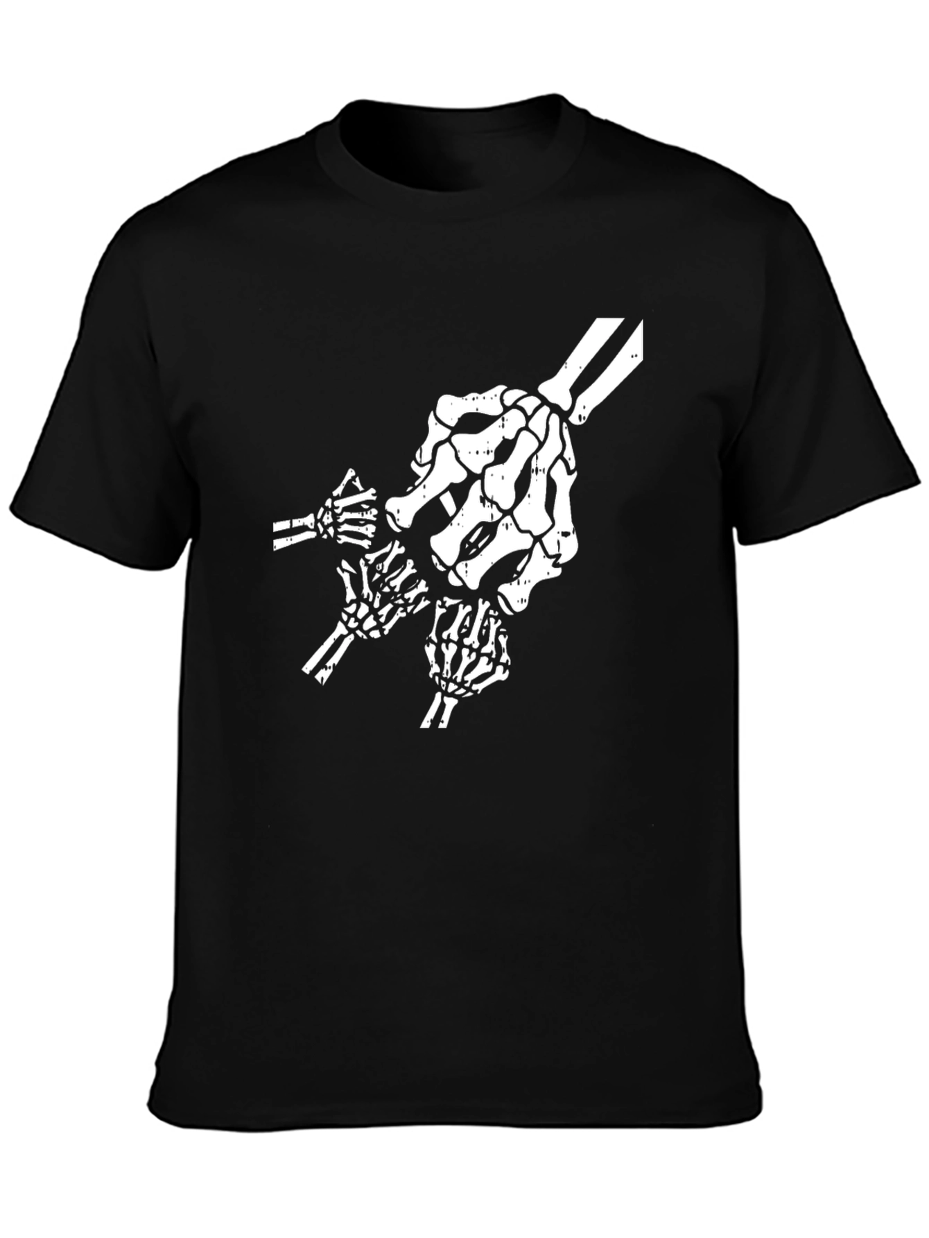 Skeleton Hand Graphic Black Tee