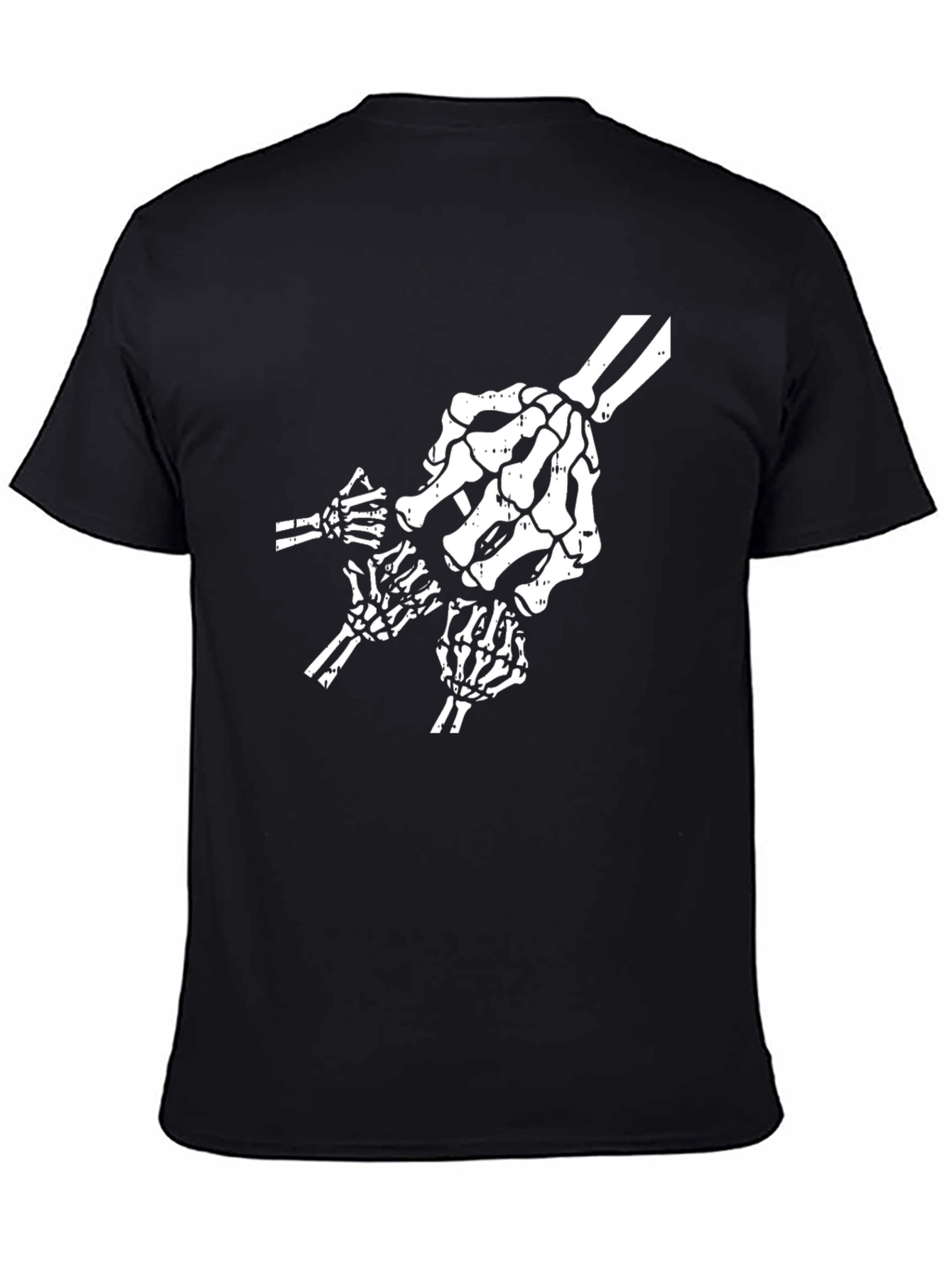 Skeleton Hand Graphic Black Tee