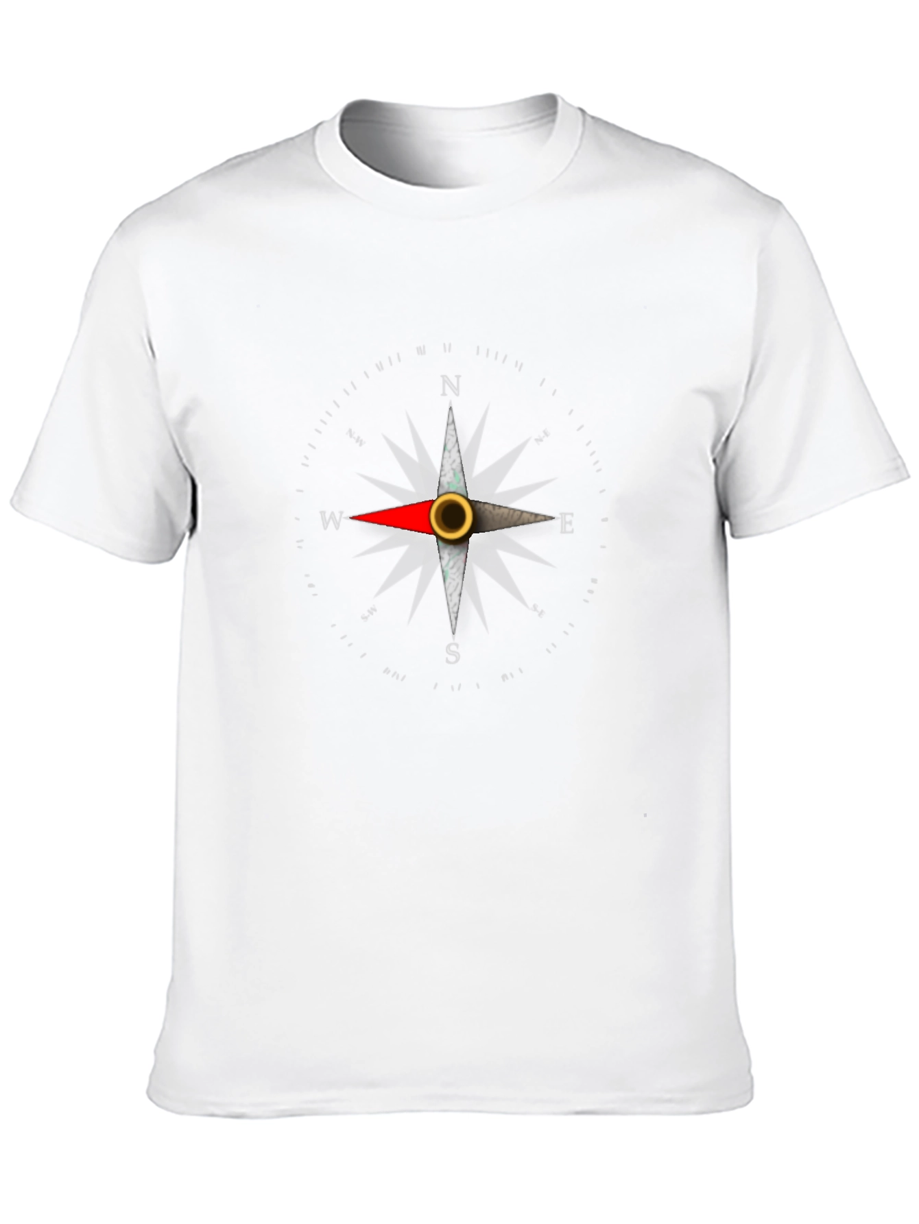 Compass Rose Graphic Tee - Classic Black