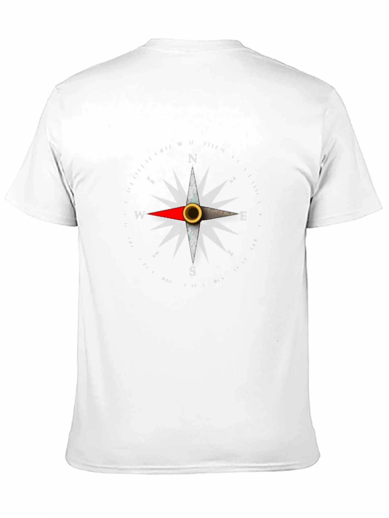 Compass Rose Graphic Tee - Classic Black