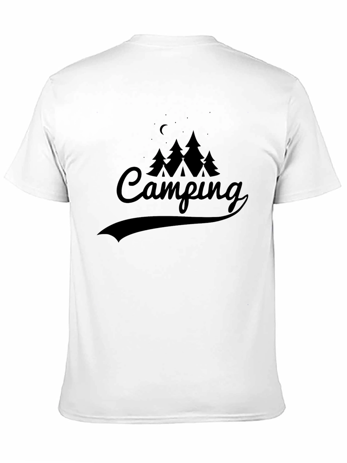 Camping Graphic Print T-Shirt