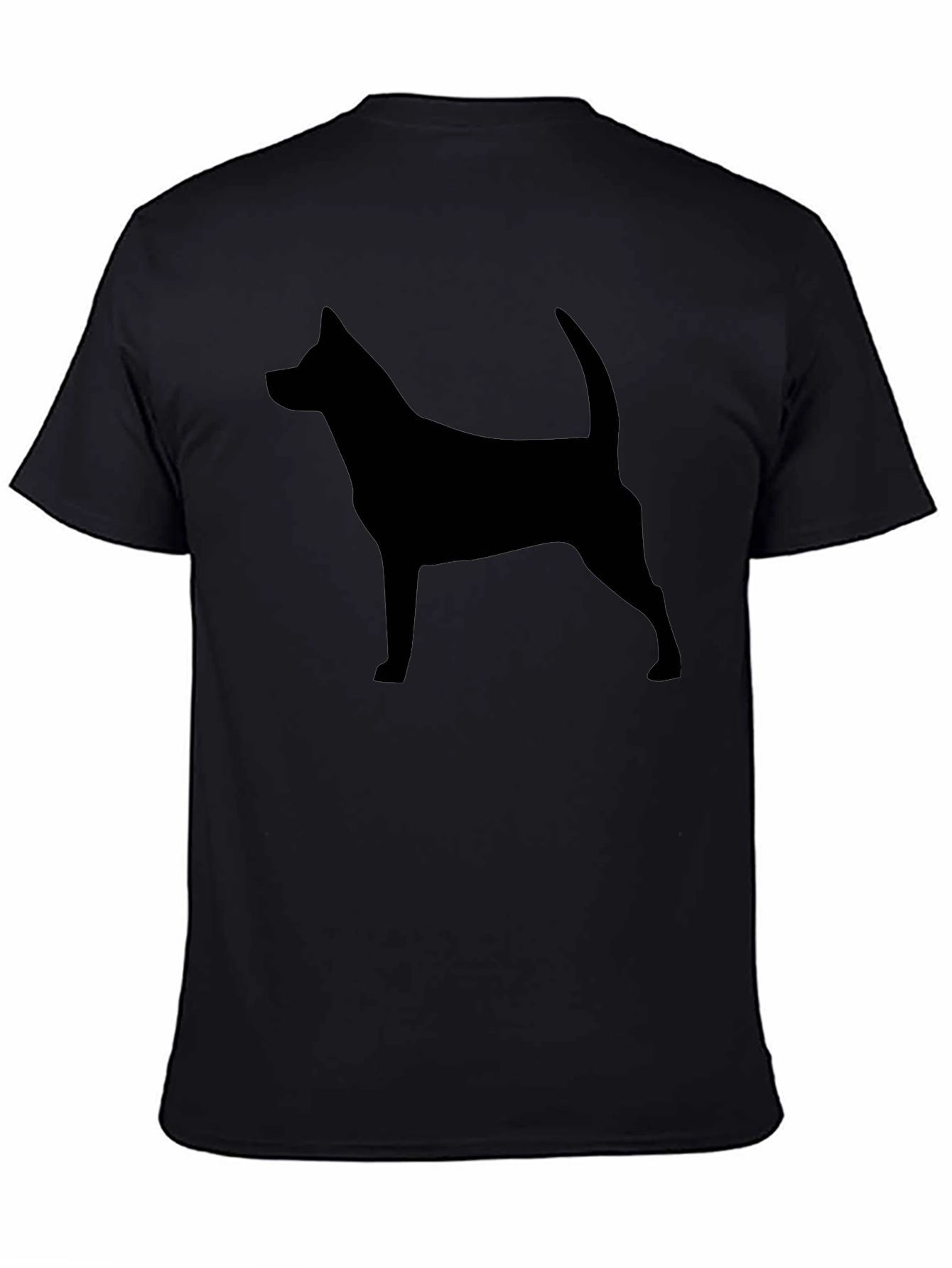 Dog Silhouette T-Shirt - Casual Comfort