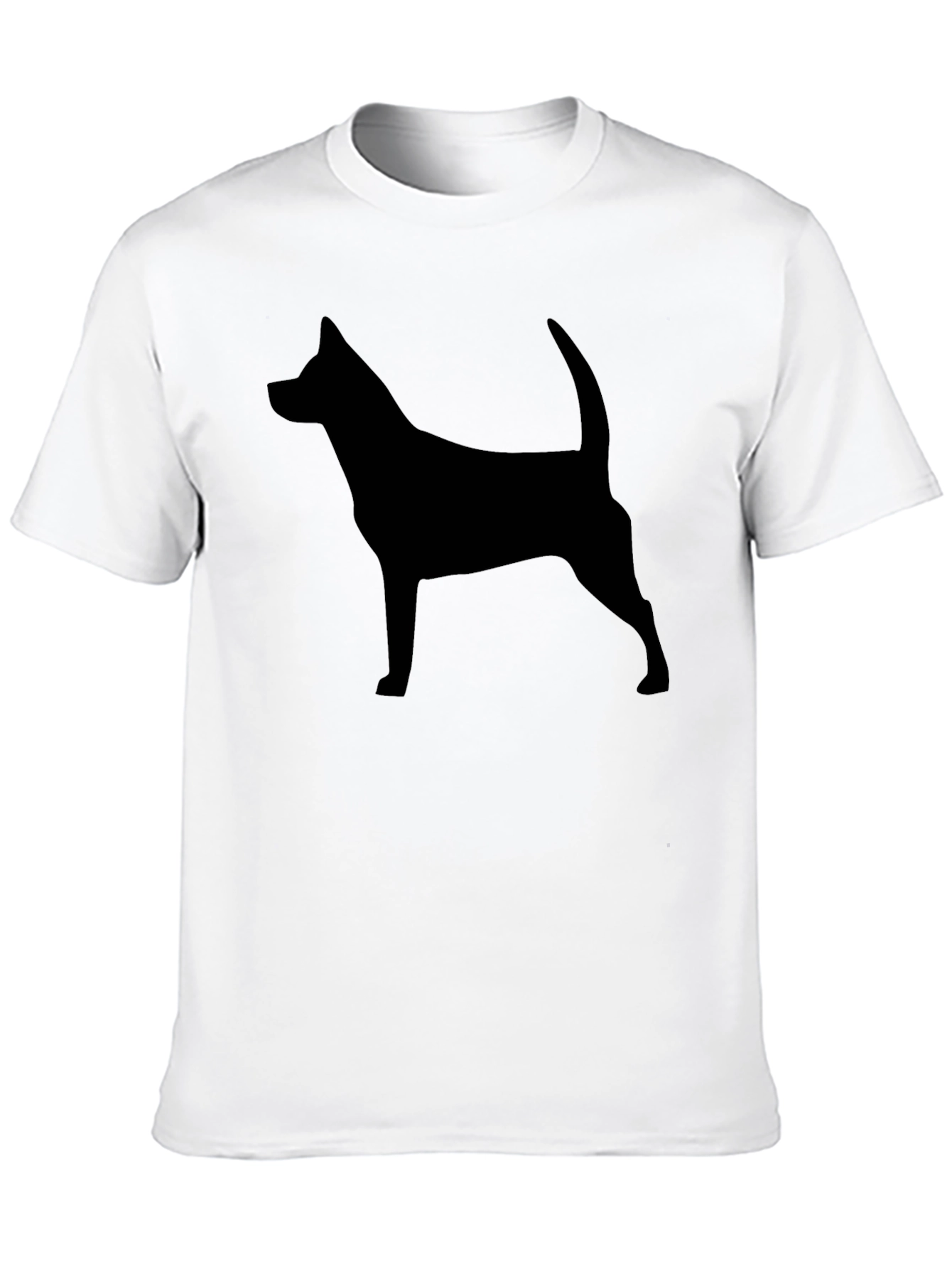 Dog Silhouette T-Shirt - Casual Comfort