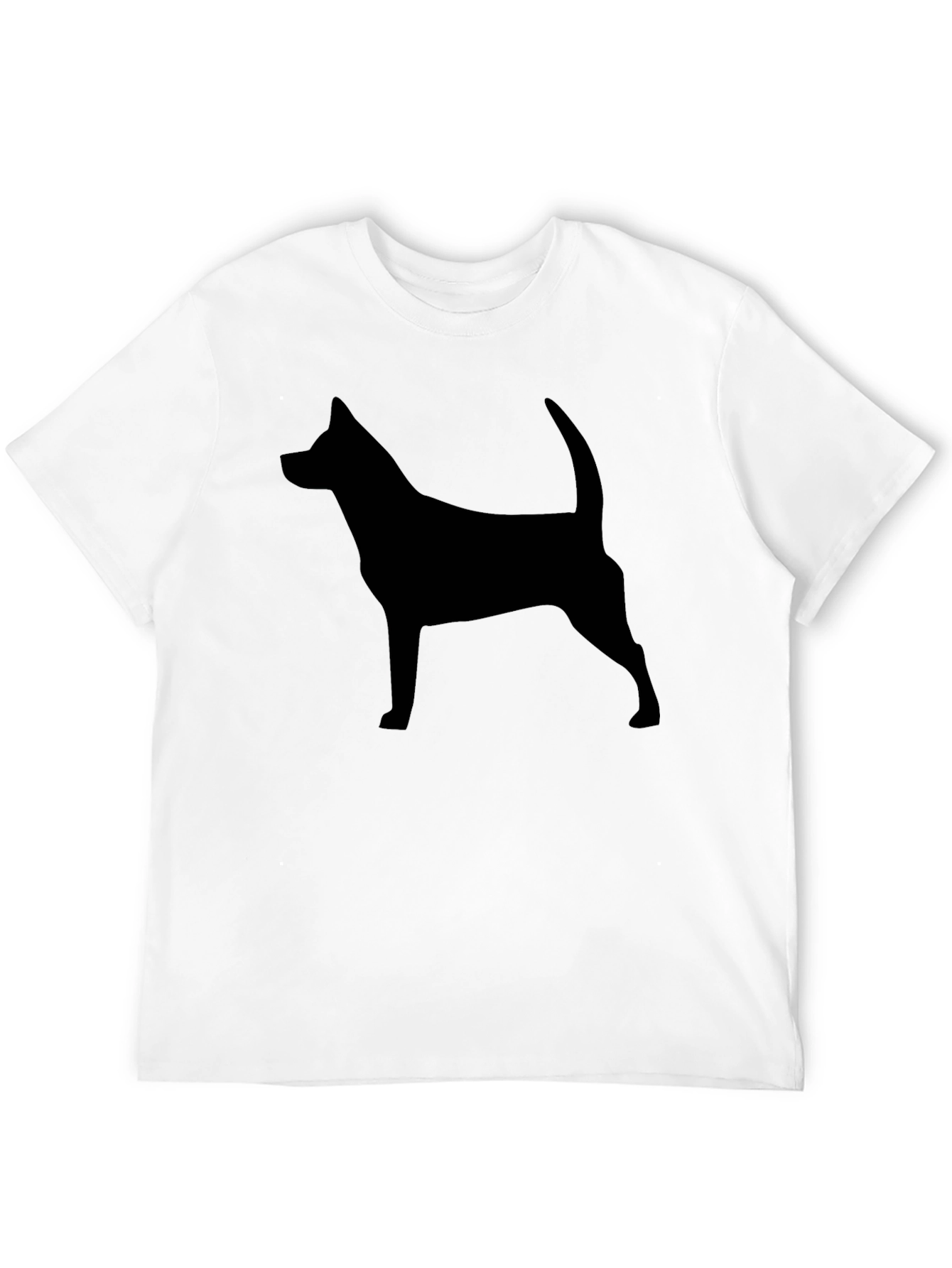 Dog Silhouette T-Shirt - Casual Comfort