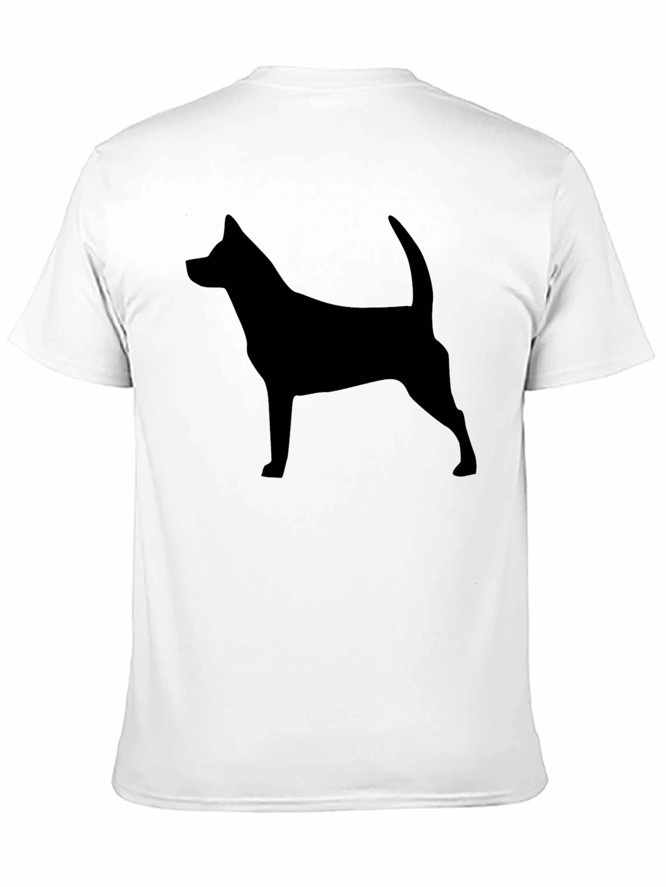 Dog Silhouette T-Shirt - Casual Comfort
