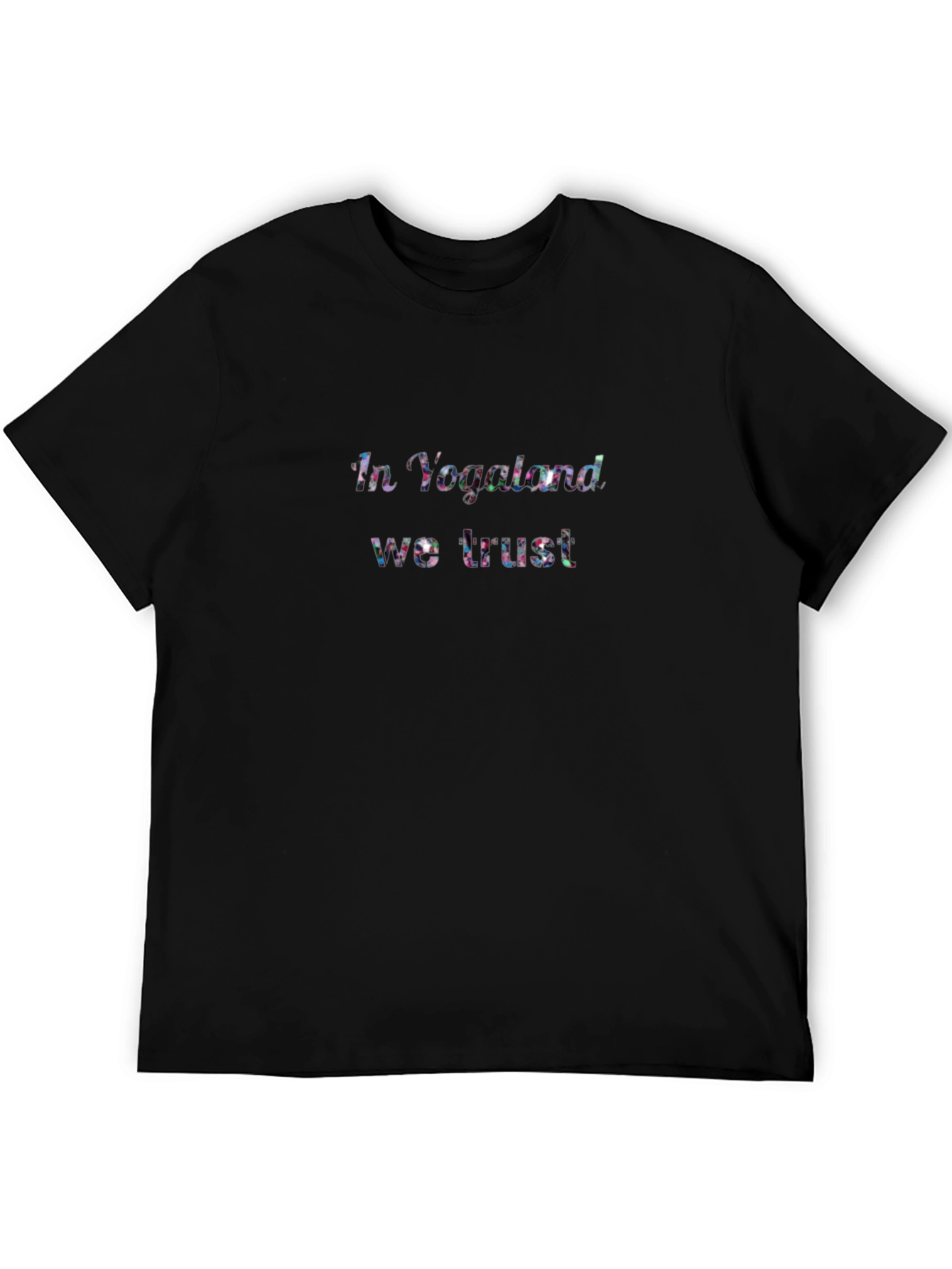In Yogaland We Trust Black T-Shirt