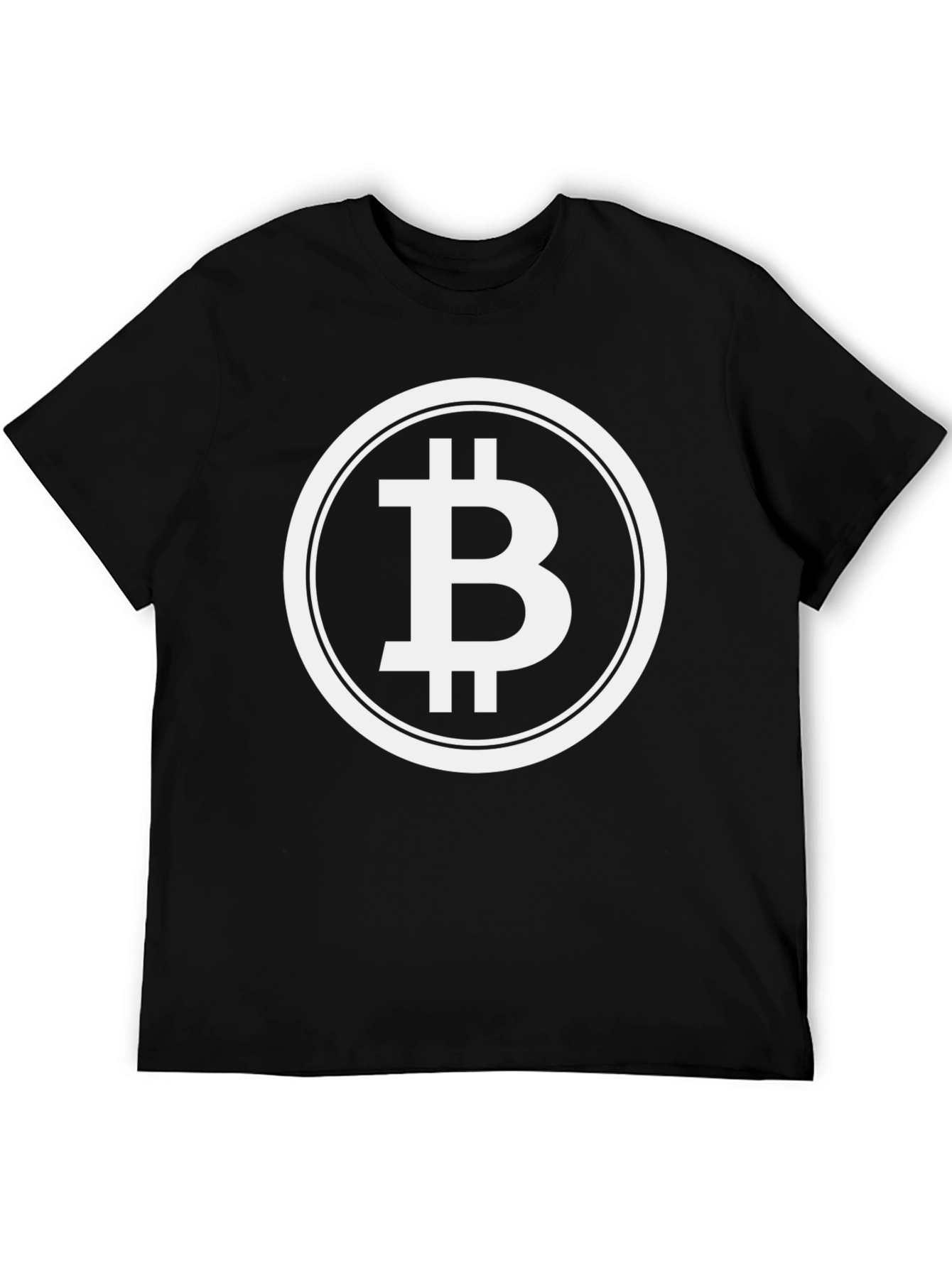 Bitcoin Logo Graphic Tee - Crypto Enthusiast T-Shirt
