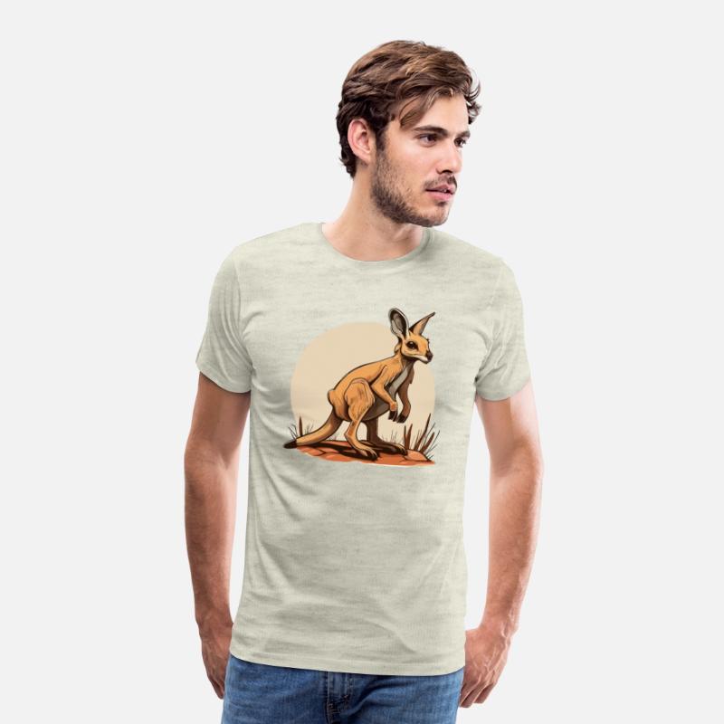 kangaroo cartoon comic style