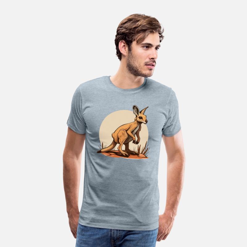 kangaroo cartoon comic style