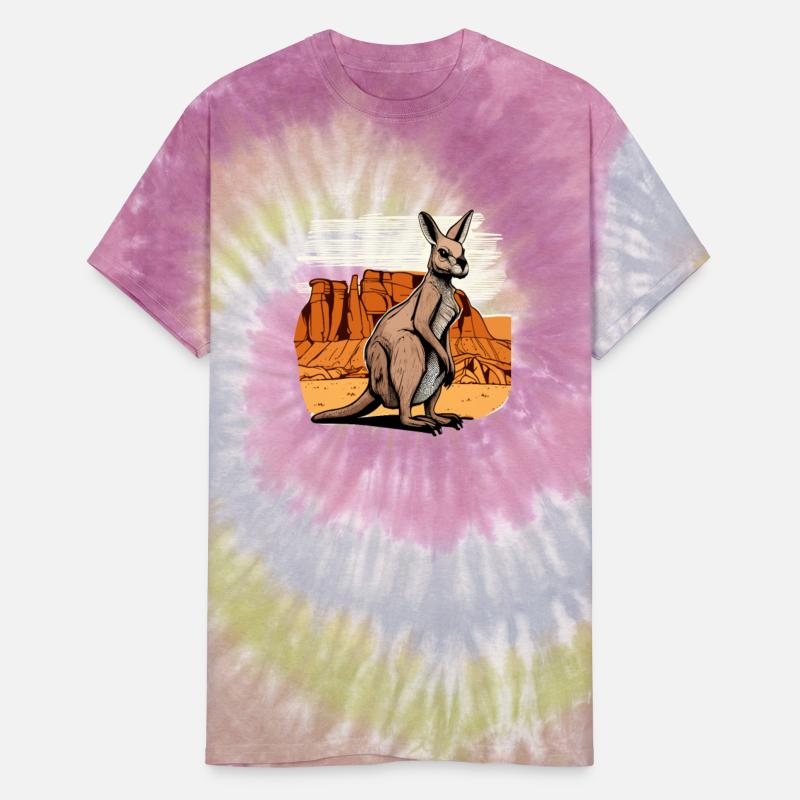 kangaroo cartoon comic style