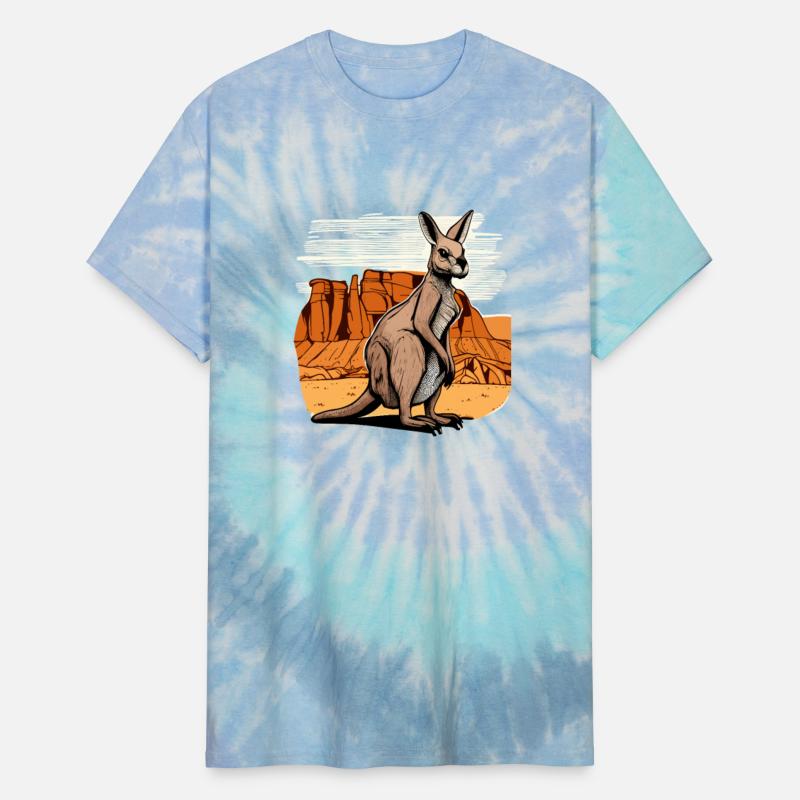 kangaroo cartoon comic style