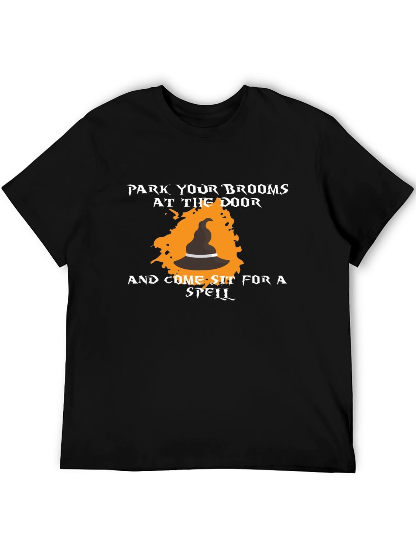 Halloween Witch Broom T-Shirt
