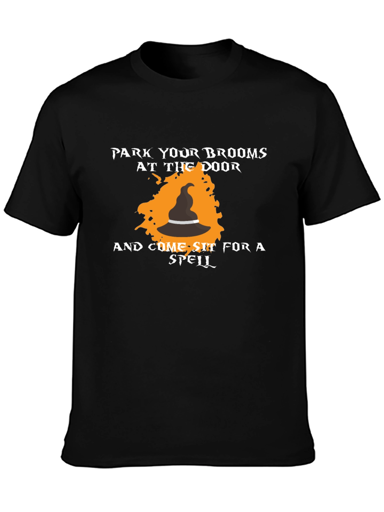 Halloween Witch Broom T-Shirt
