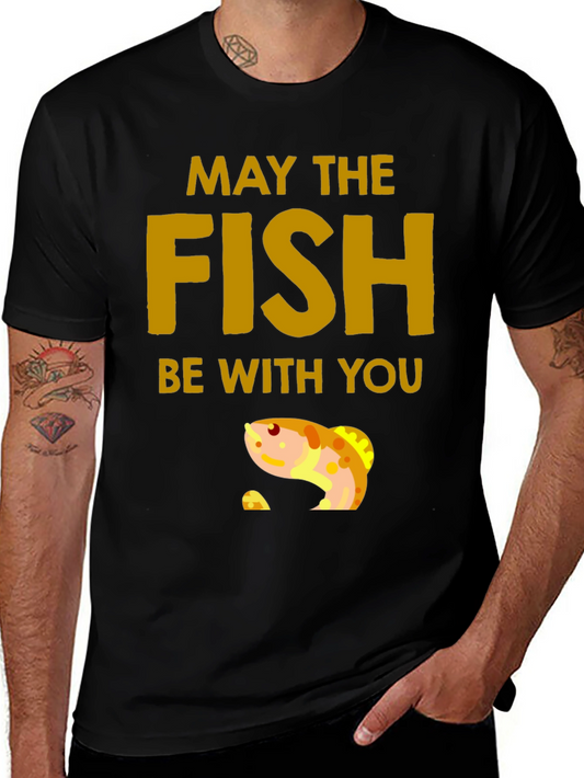 May The Fish Be With You Graphic T-Shirt