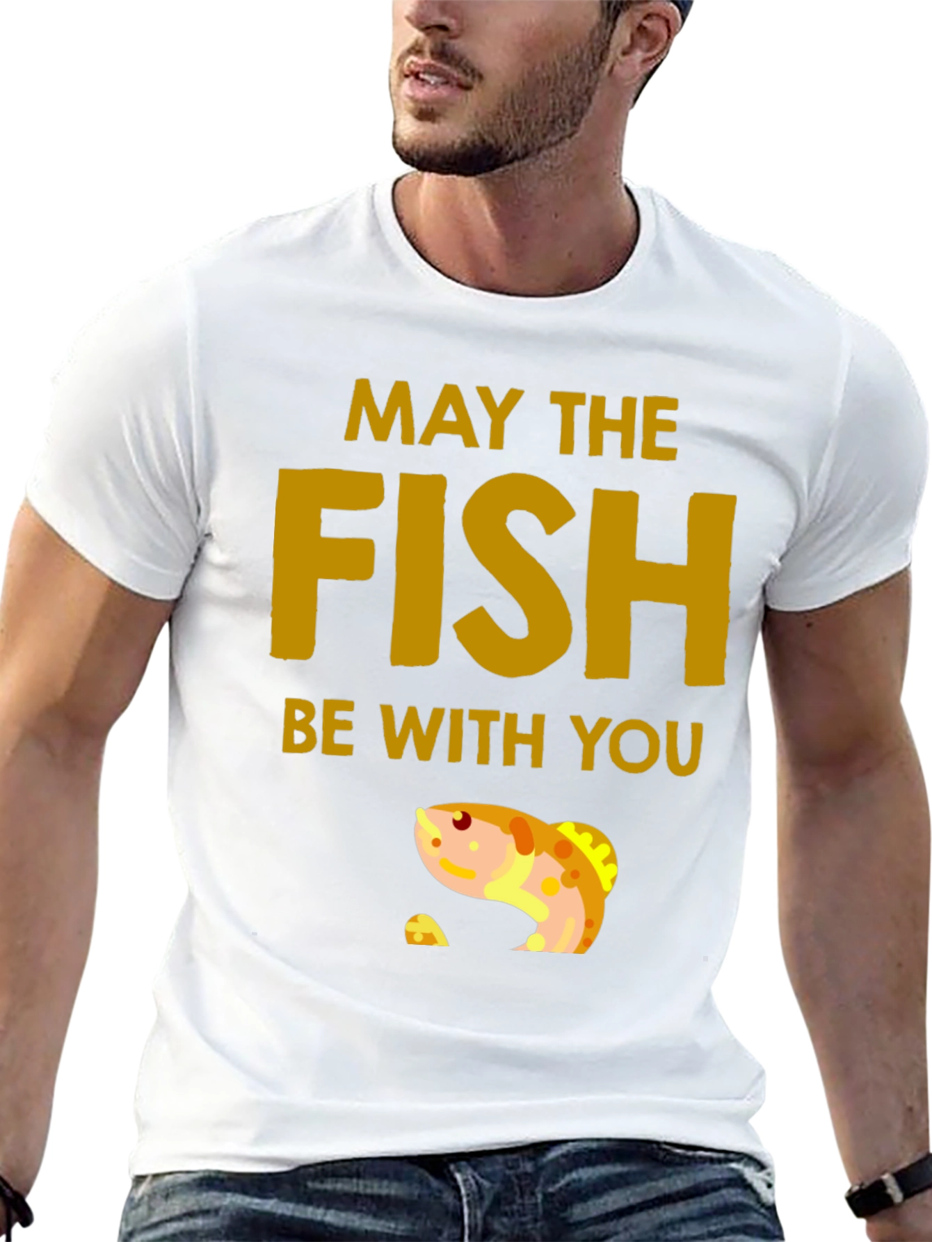 May The Fish Be With You Graphic T-Shirt