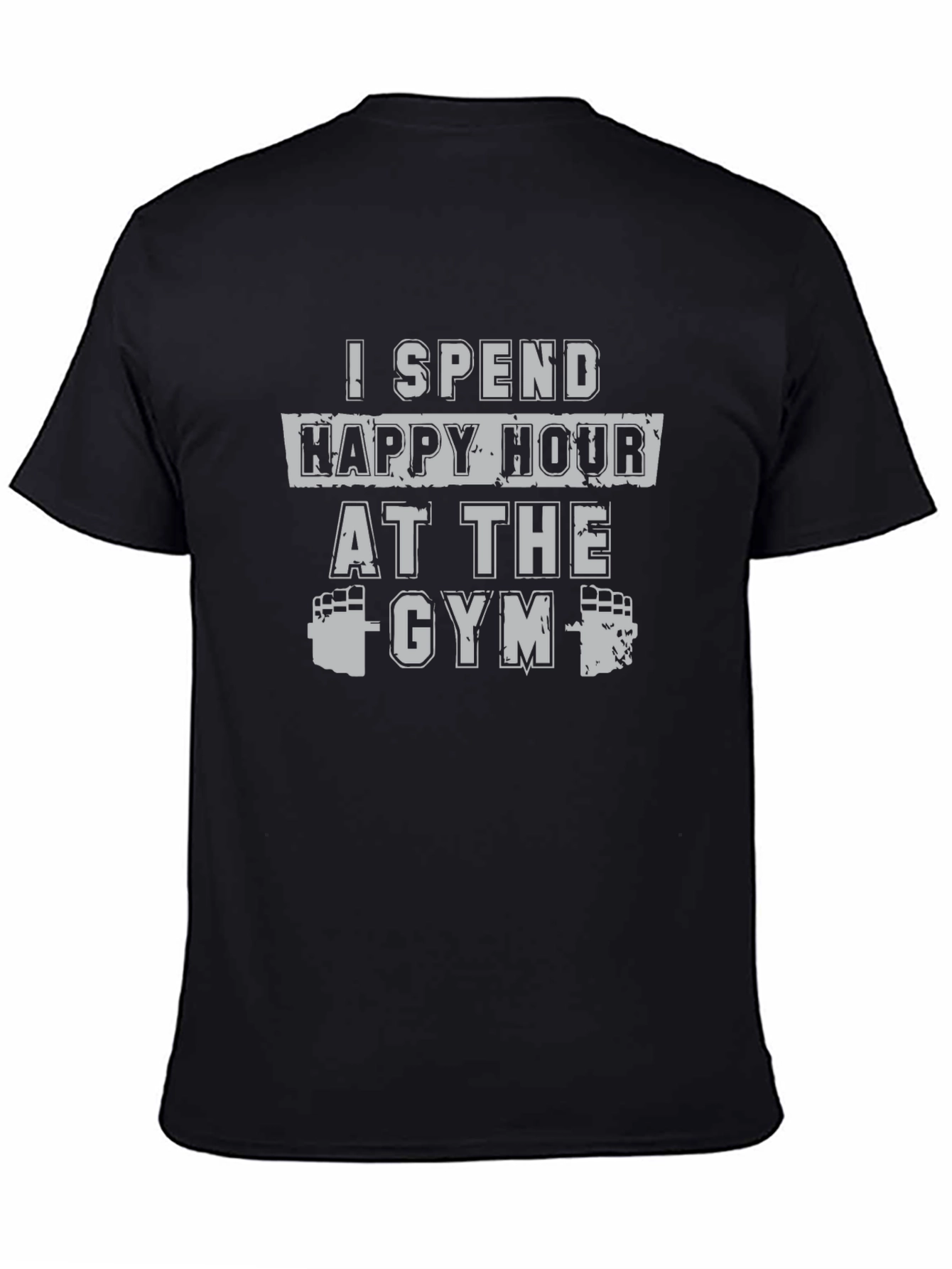 Gym Happy Hour Graphic T-Shirt
