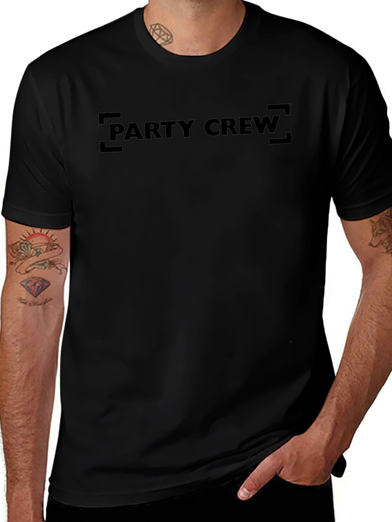 Party Crew Black T-Shirt