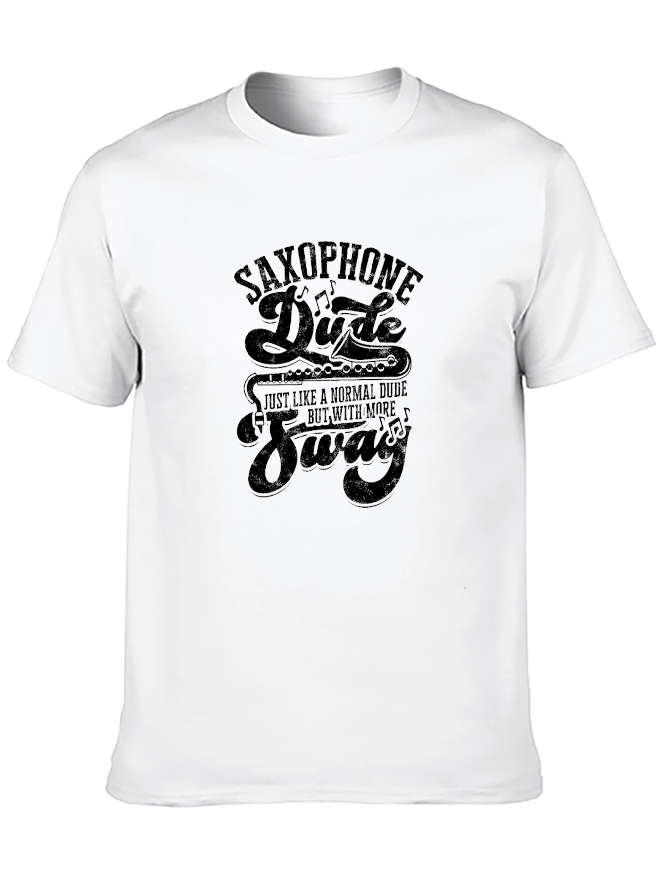 Saxophone Dude Graphic Tee - Music Lovers T-Shirt