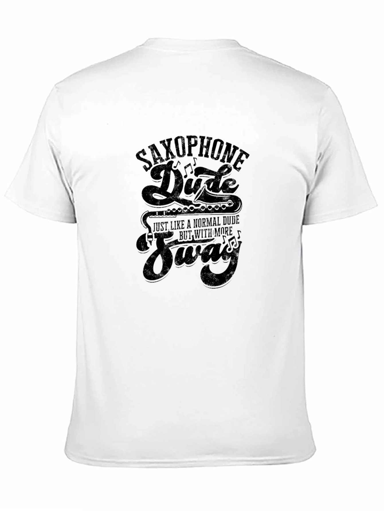 Saxophone Dude Graphic Tee - Music Lovers T-Shirt