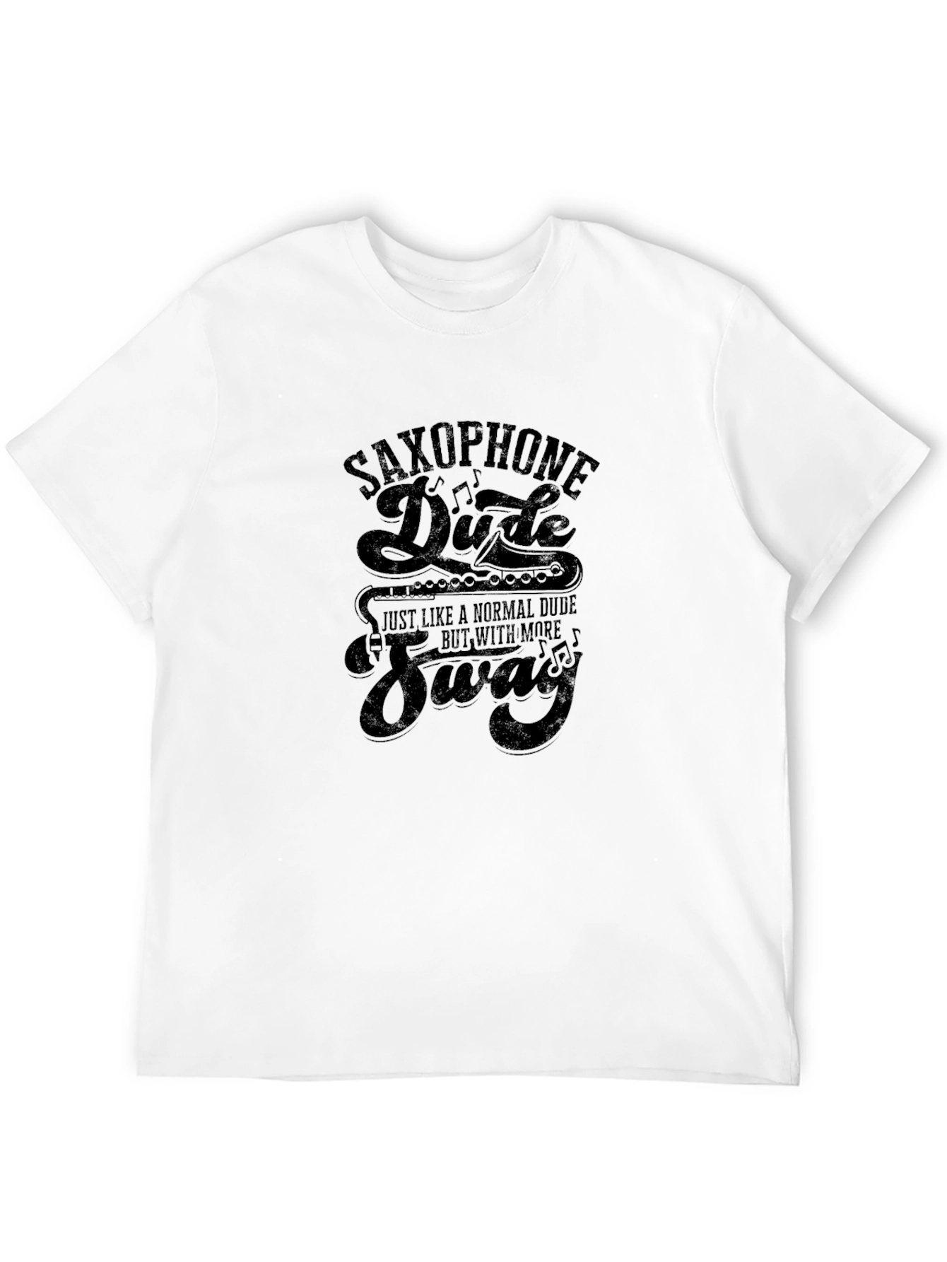 Saxophone Dude Graphic Tee - Music Lovers T-Shirt