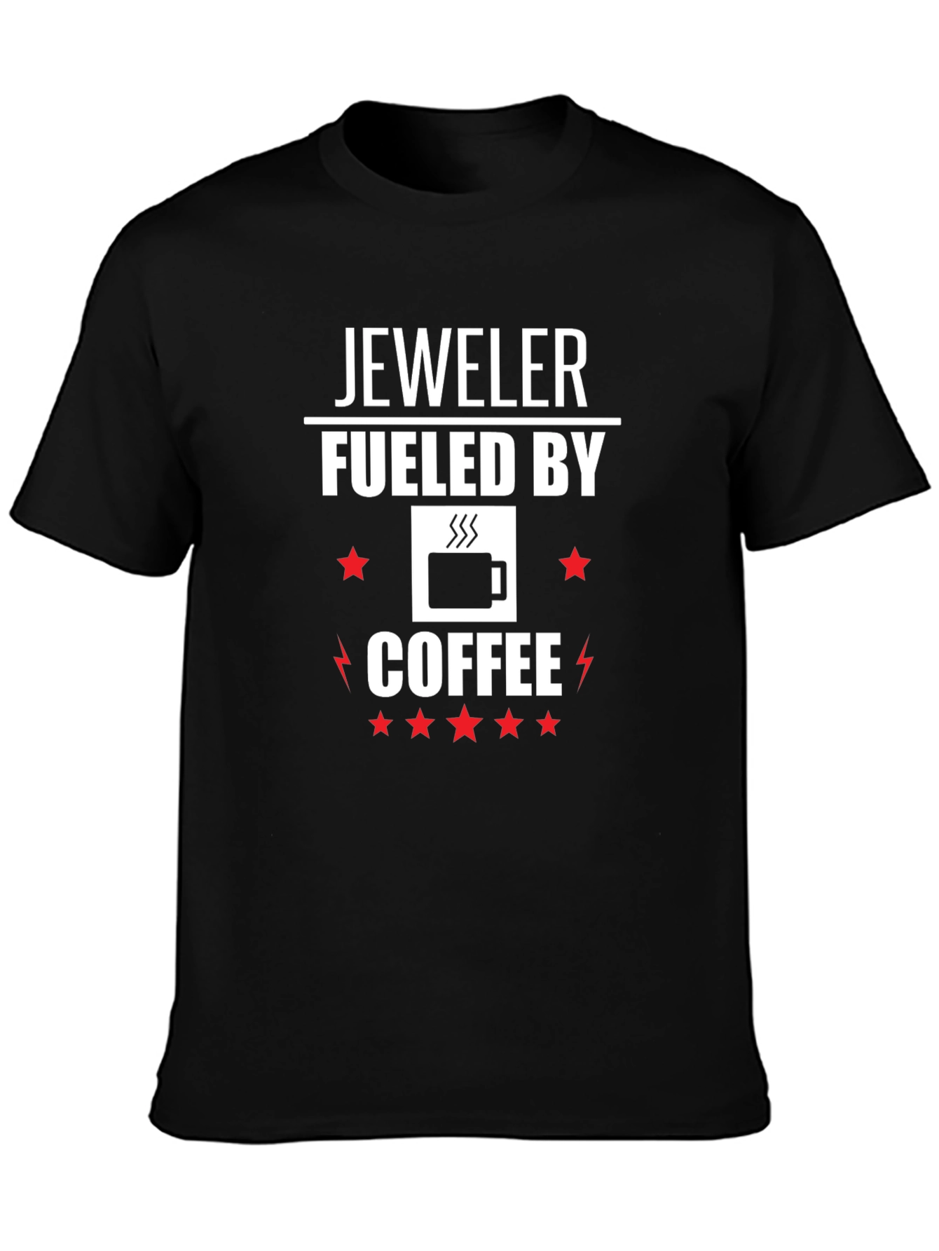 Jeweler Fuelled By Coffee Graphic T-Shirt