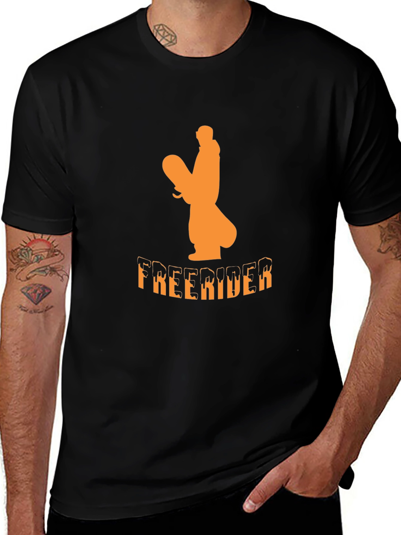 Freerider Graphic Tee - Snowboarder Design