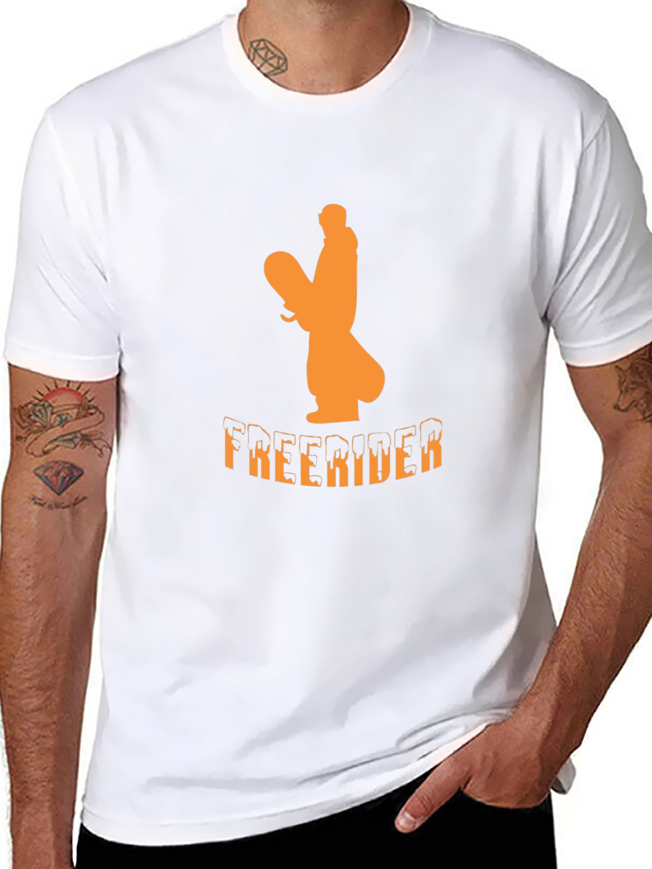 Freerider Graphic Tee - Snowboarder Design