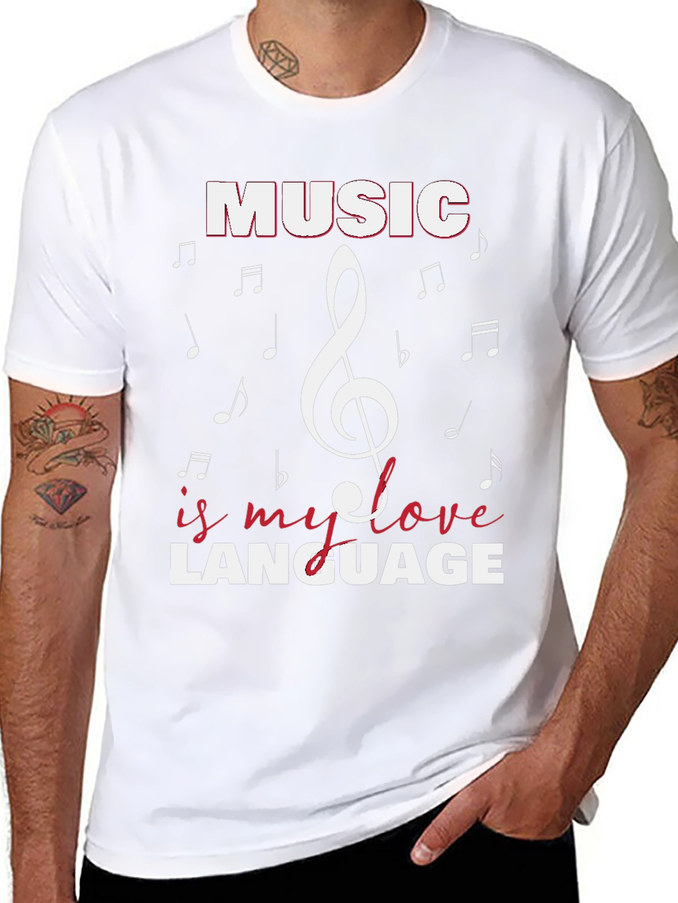 Music Is My Love Language Graphic Tee