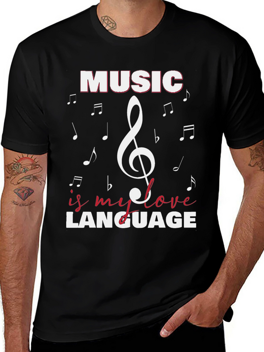 Music Is My Love Language Graphic Tee