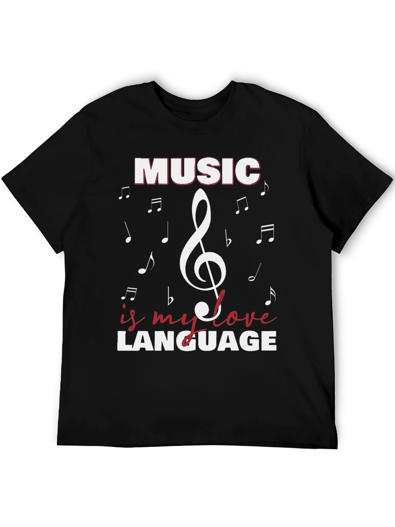 Music Is My Love Language Graphic Tee