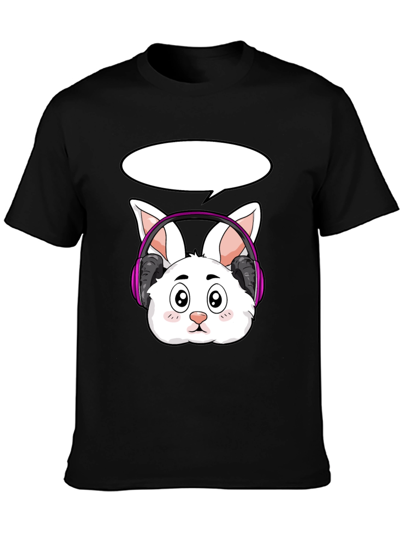 Bunny Gamer T-Shirt - Cool Cartoon Rabbit Design