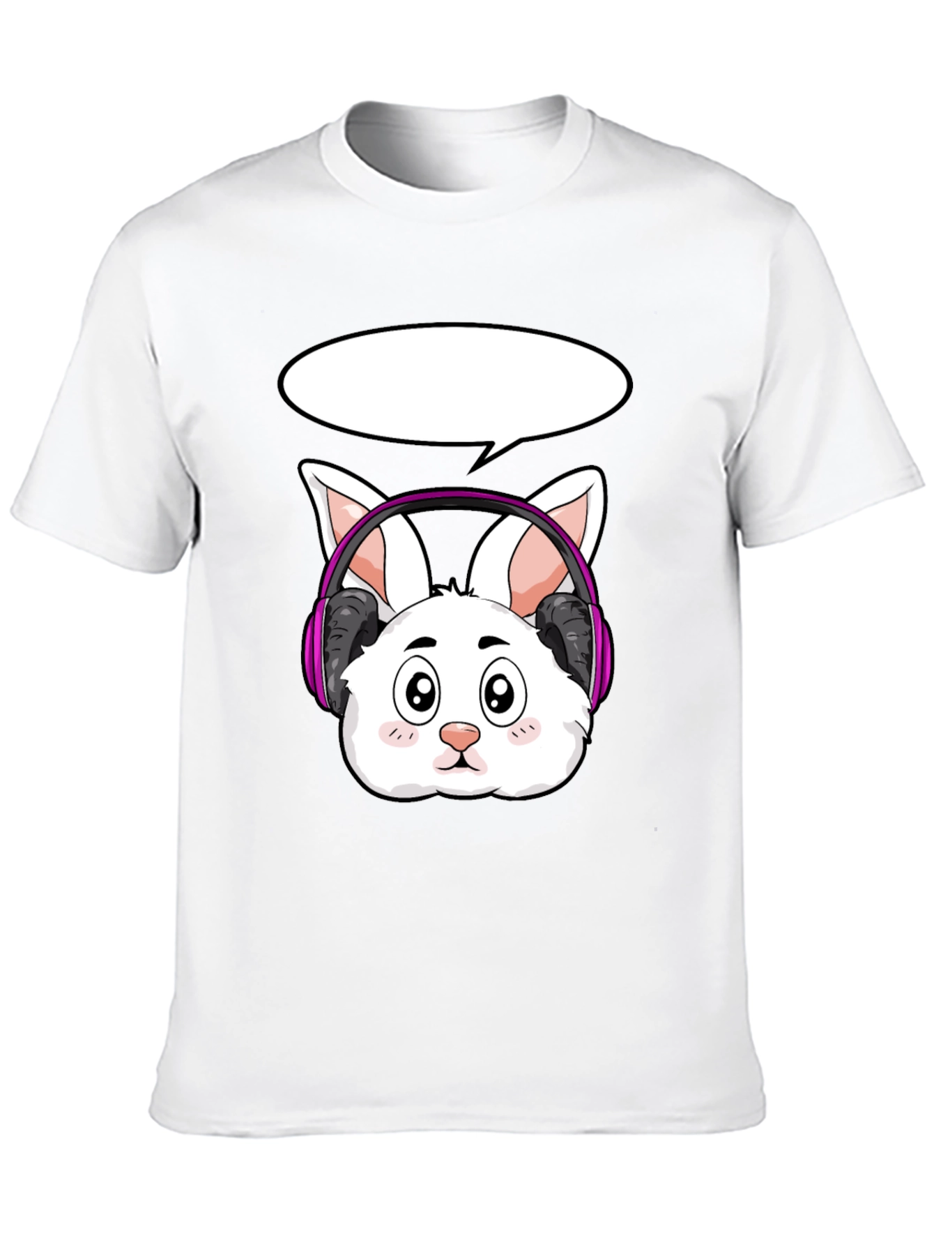 Bunny Gamer T-Shirt - Cool Cartoon Rabbit Design