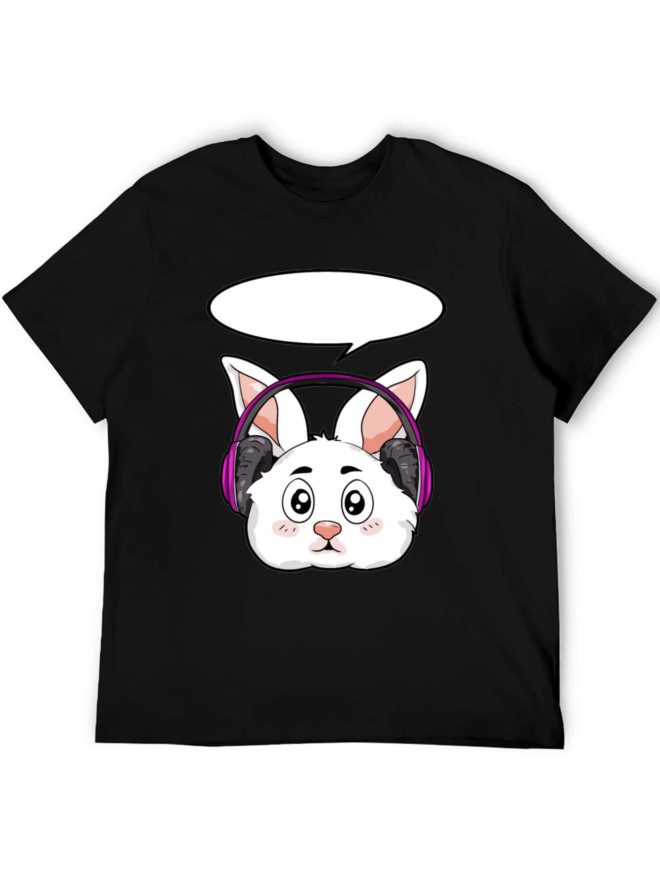 Bunny Gamer T-Shirt - Cool Cartoon Rabbit Design