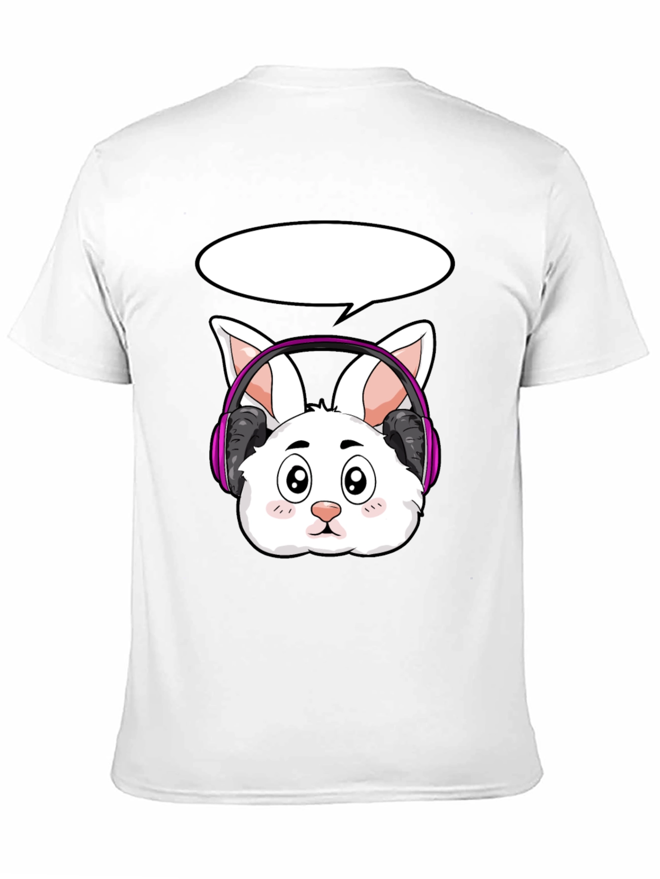 Bunny Gamer T-Shirt - Cool Cartoon Rabbit Design
