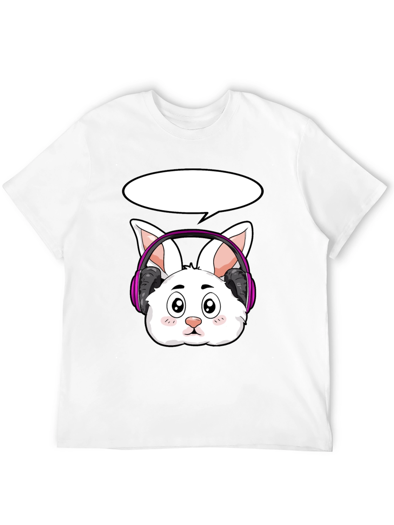 Bunny Gamer T-Shirt - Cool Cartoon Rabbit Design