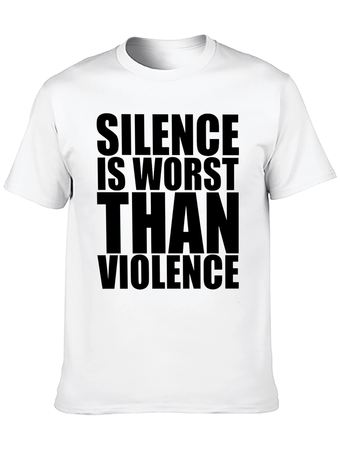 Silence Is Worst Than Violence Graphic Tee