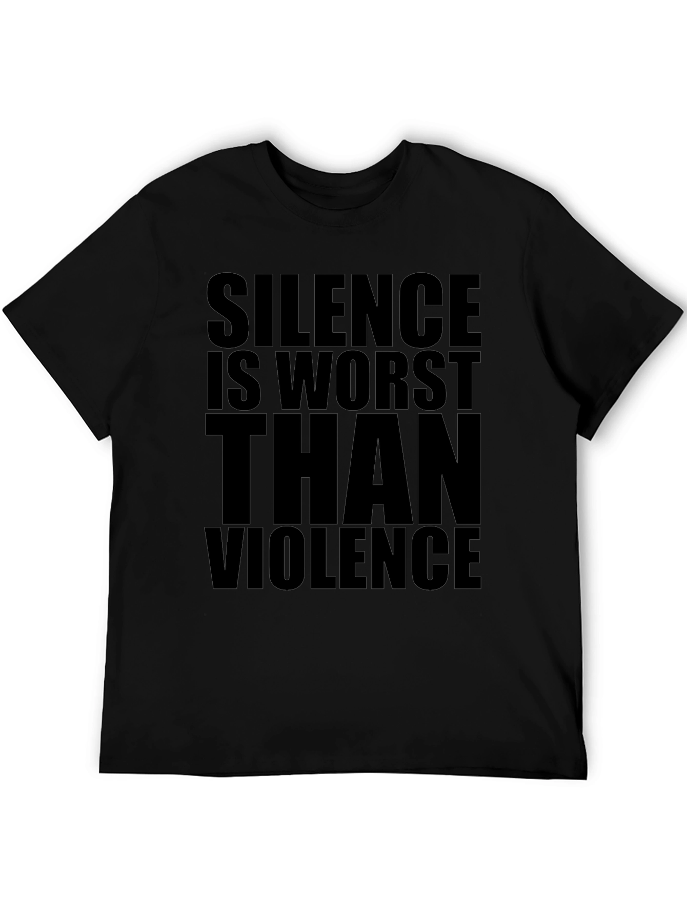 Silence Is Worst Than Violence Graphic Tee