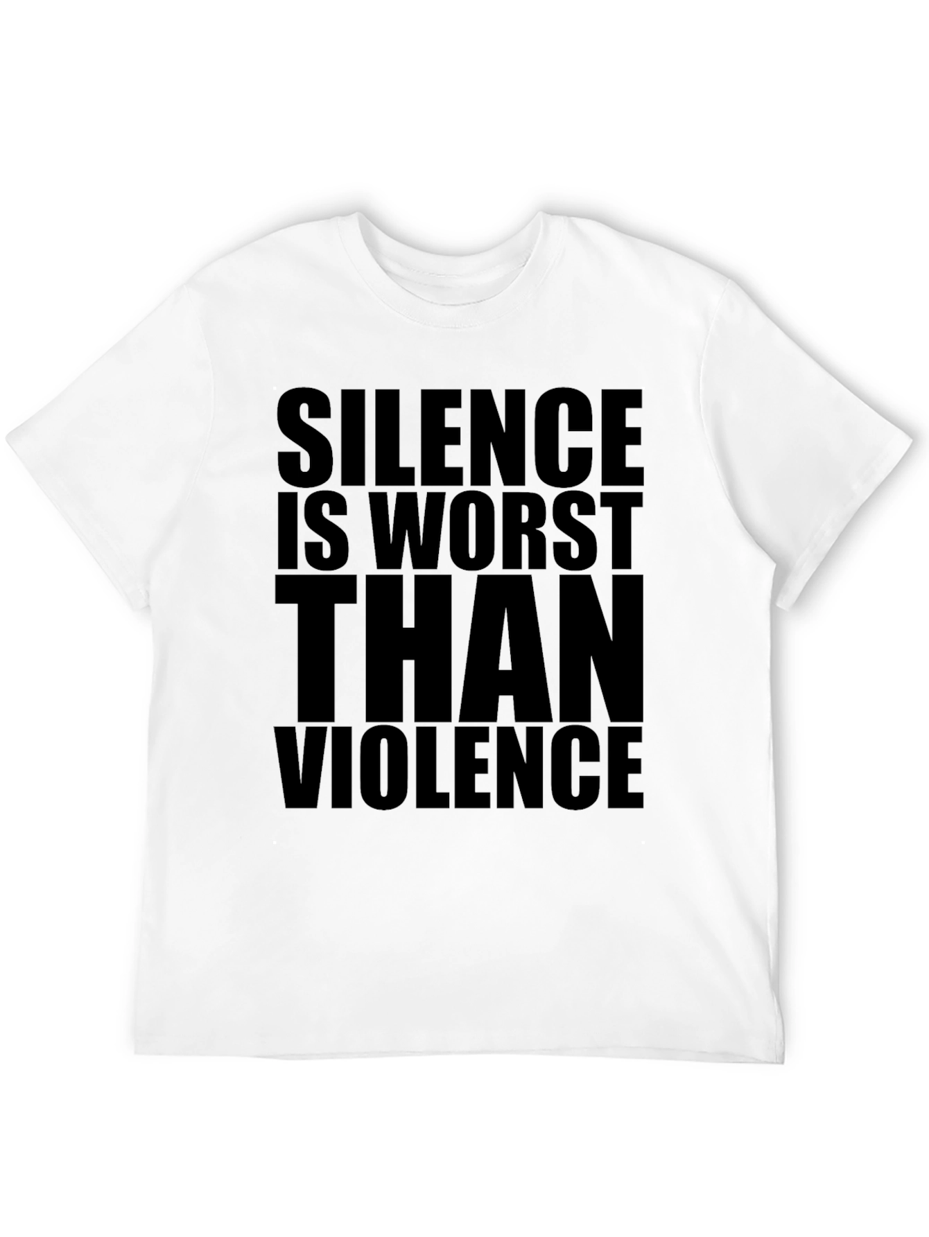 Silence Is Worst Than Violence Graphic Tee