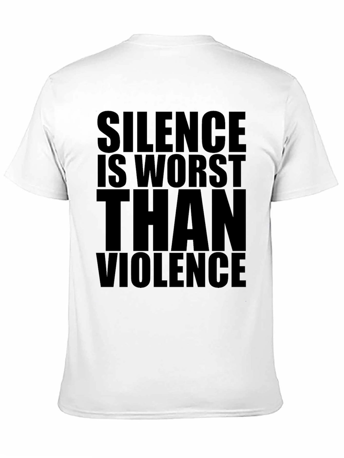 Silence Is Worst Than Violence Graphic Tee