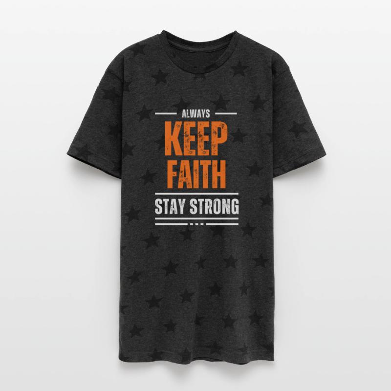KEEP FAITH MOTIVATION T SHIRT COOL