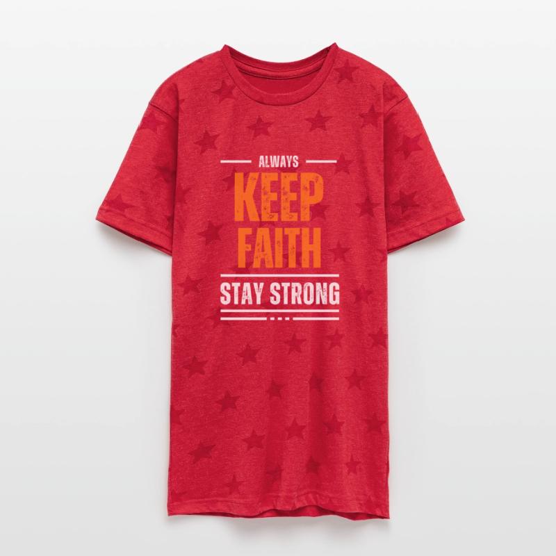 KEEP FAITH MOTIVATION T SHIRT COOL