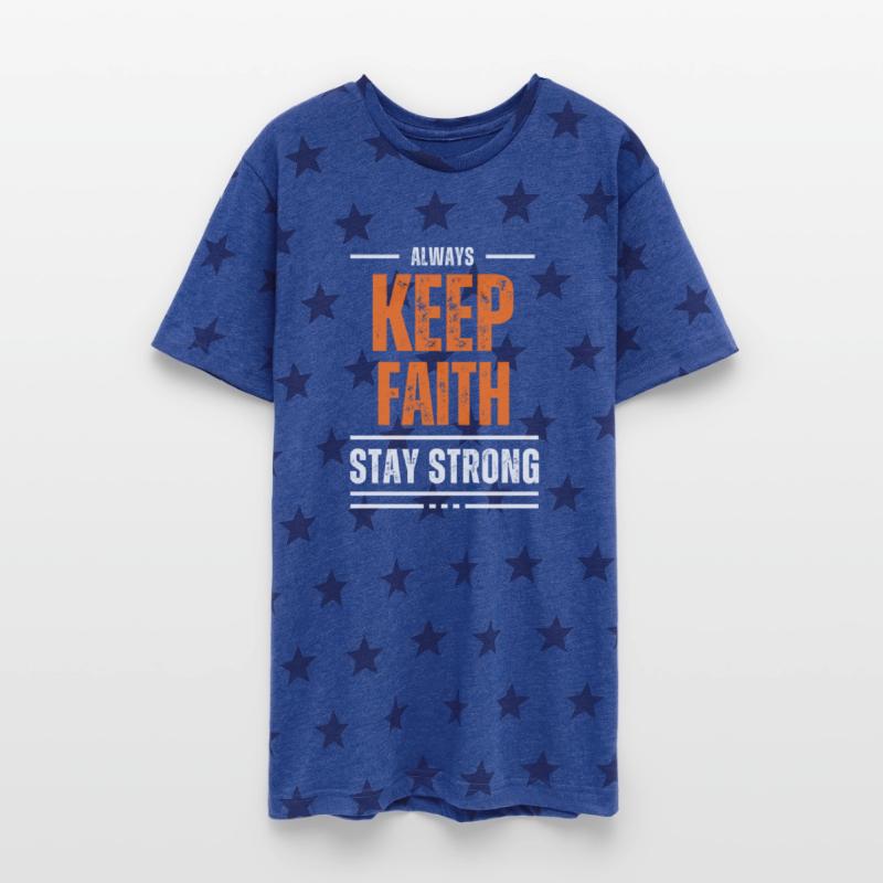 KEEP FAITH MOTIVATION T SHIRT COOL
