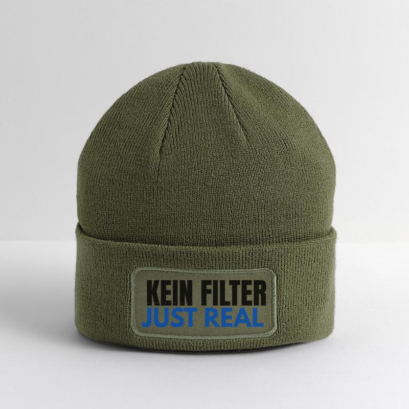 KEIN FILTER – JUST REAL | Bold German Slogan Tee