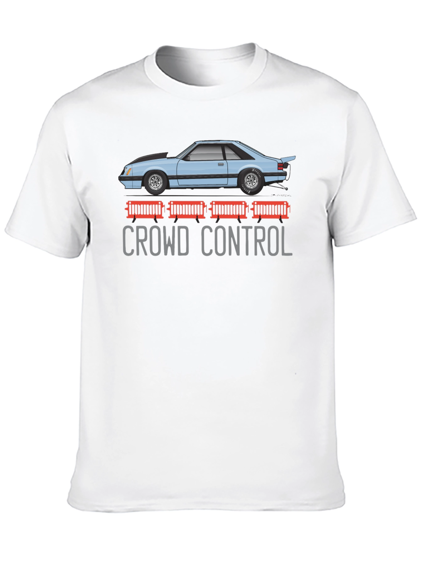 Crowd Control T-Shirt - Car Design